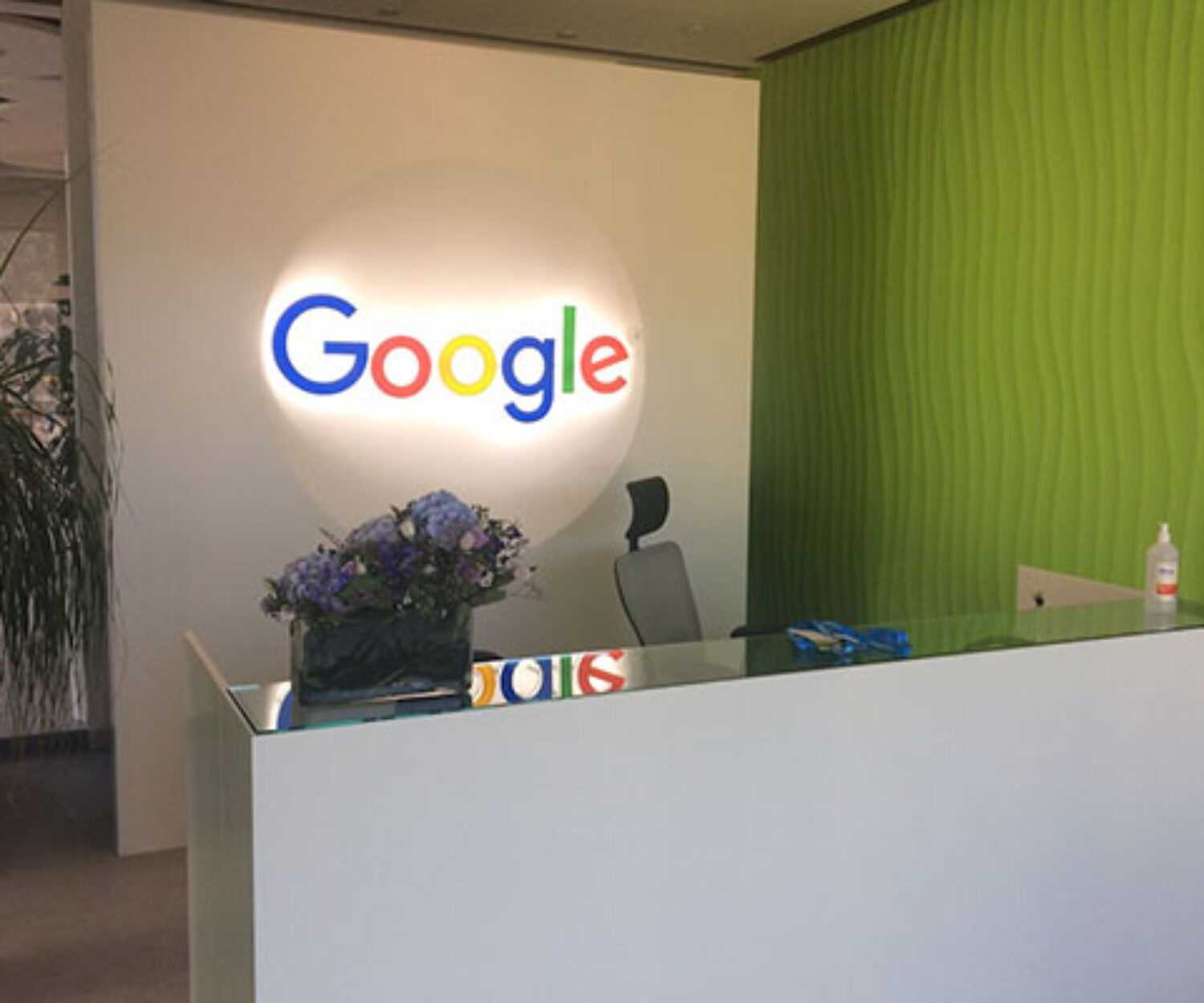 Recepce Google Praha