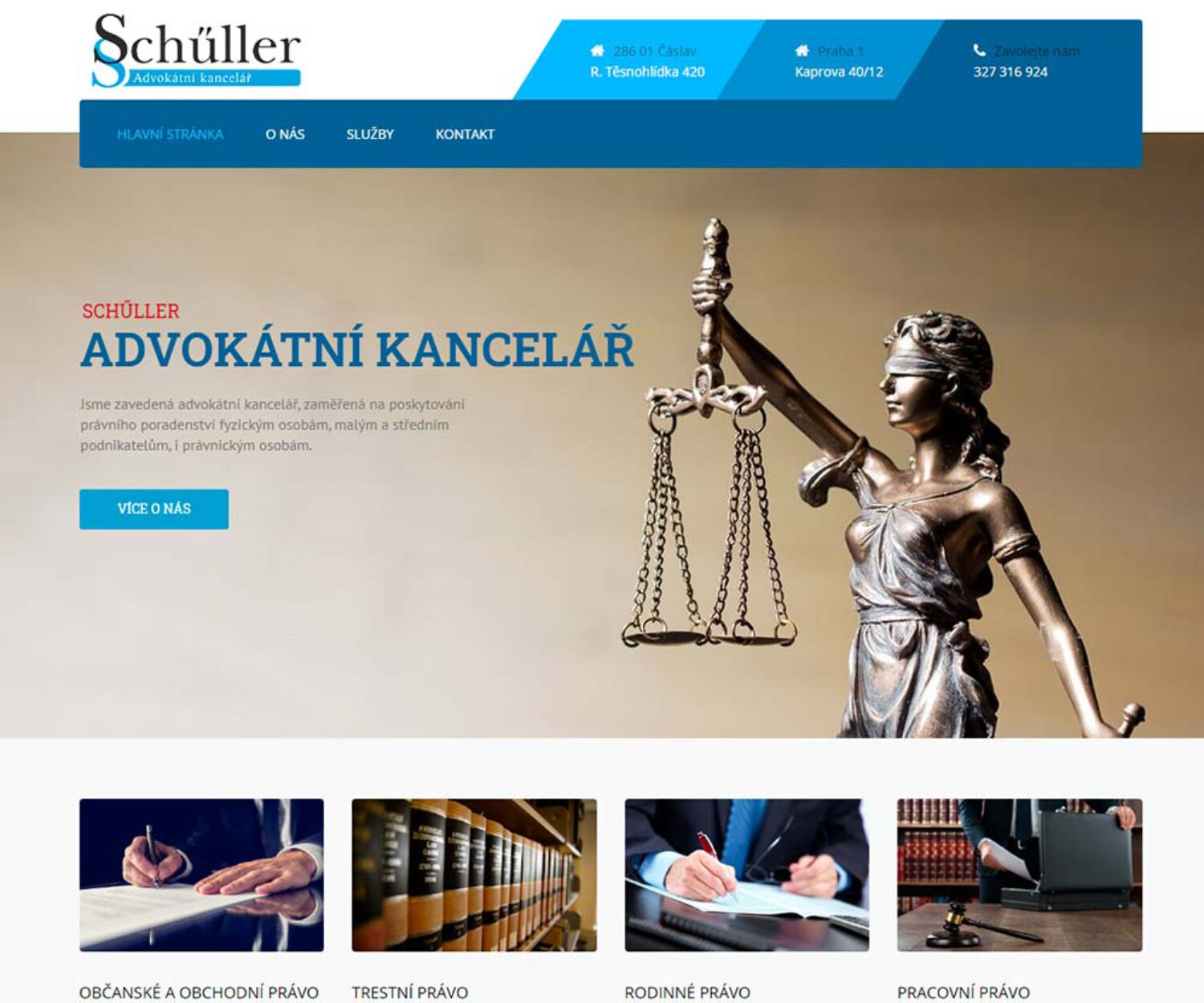 Advokátní Kancelář Čáslav - Tvorba webových stránek