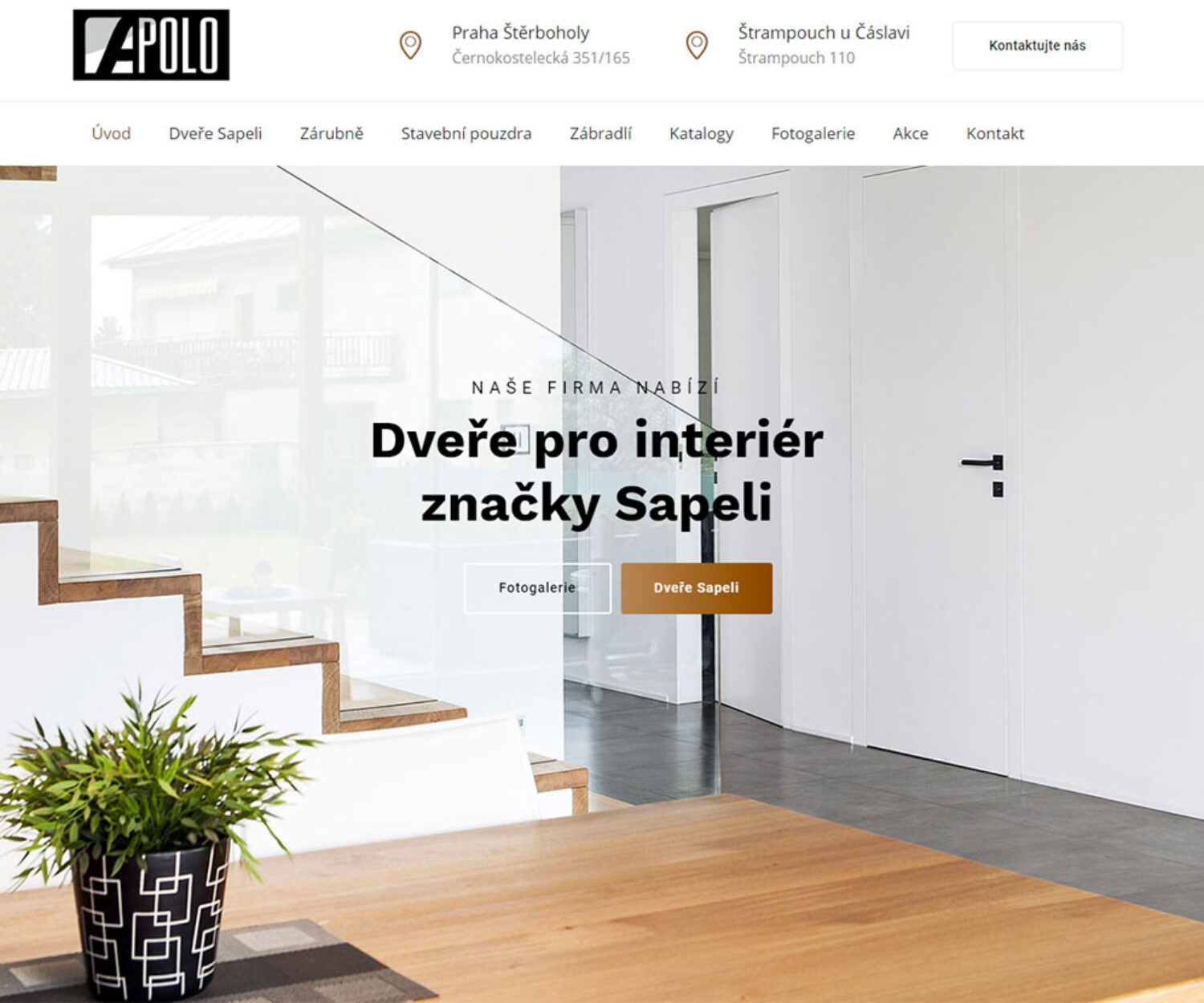 Apolo Praha - Tvorba webových stránek