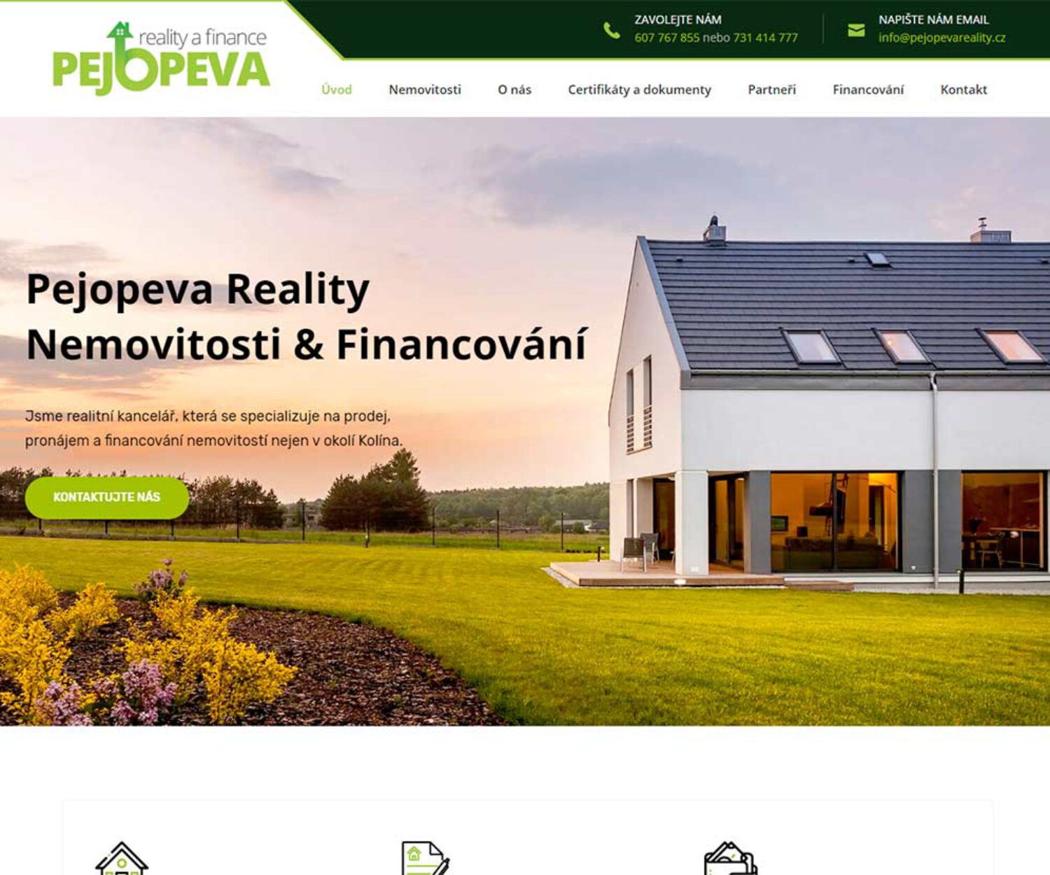 Pejopeva Reality - Tvorba stránek Kolín