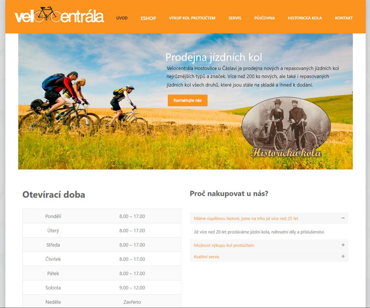 Velocentrála - Tvorba stránek Čáslav