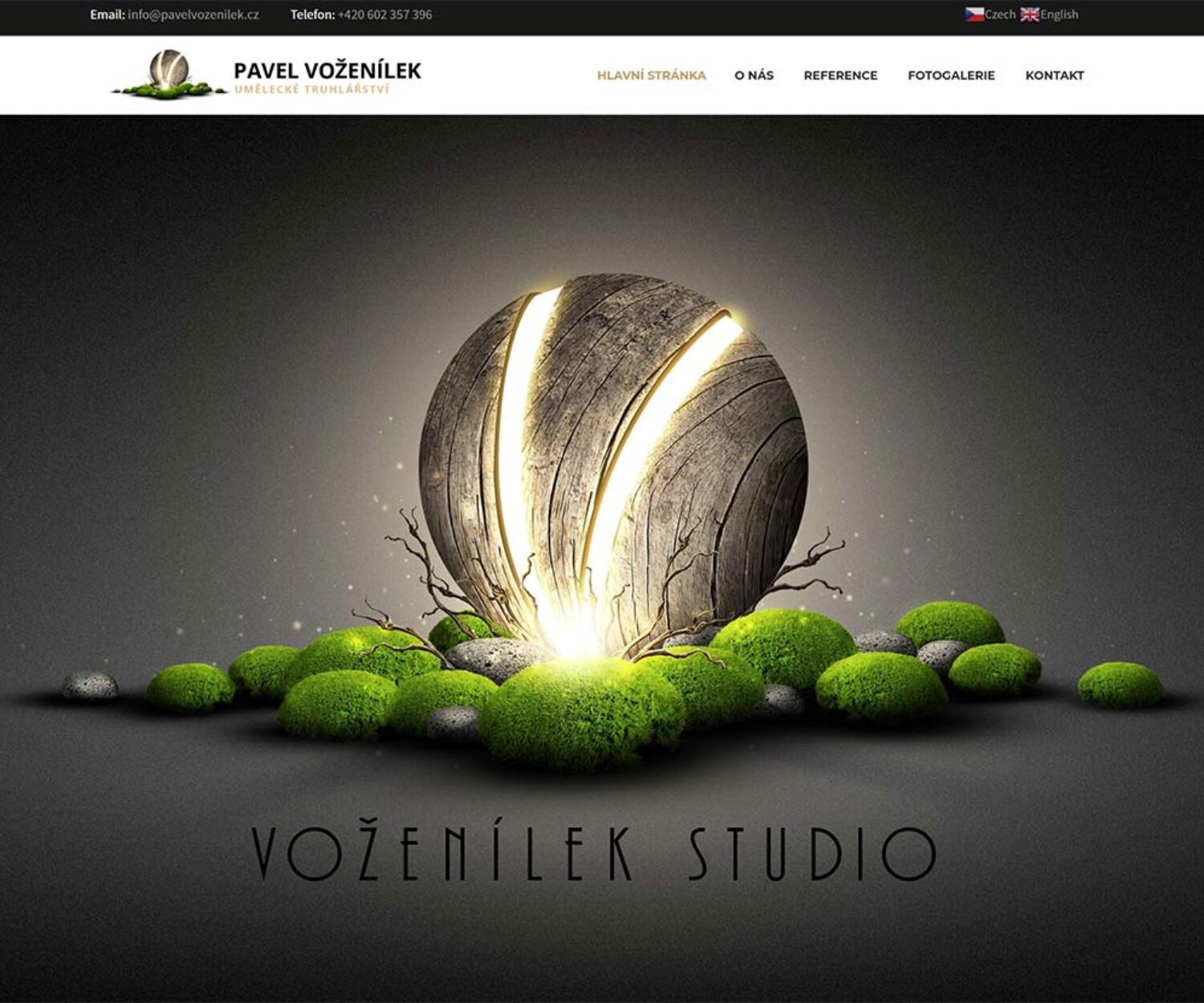 Tvorba webových stránek Truhlářství Voženílek