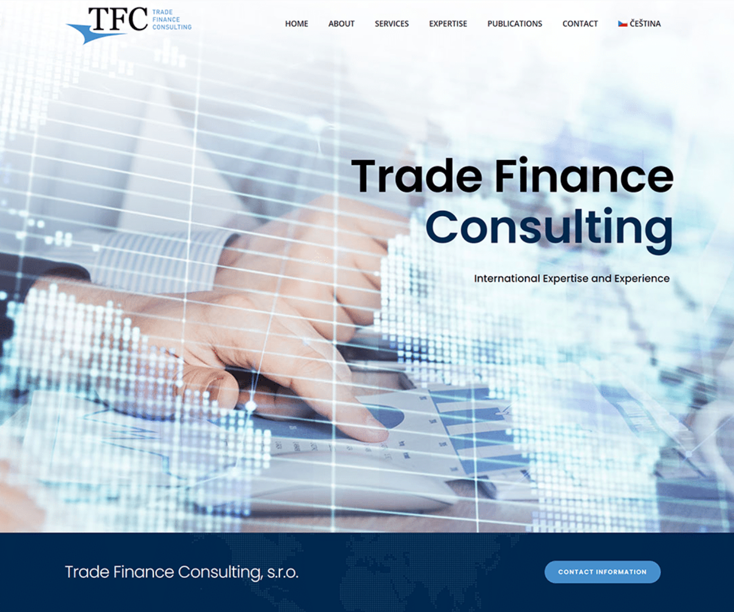 Tvorba webových stránek Trade Finance Consulting