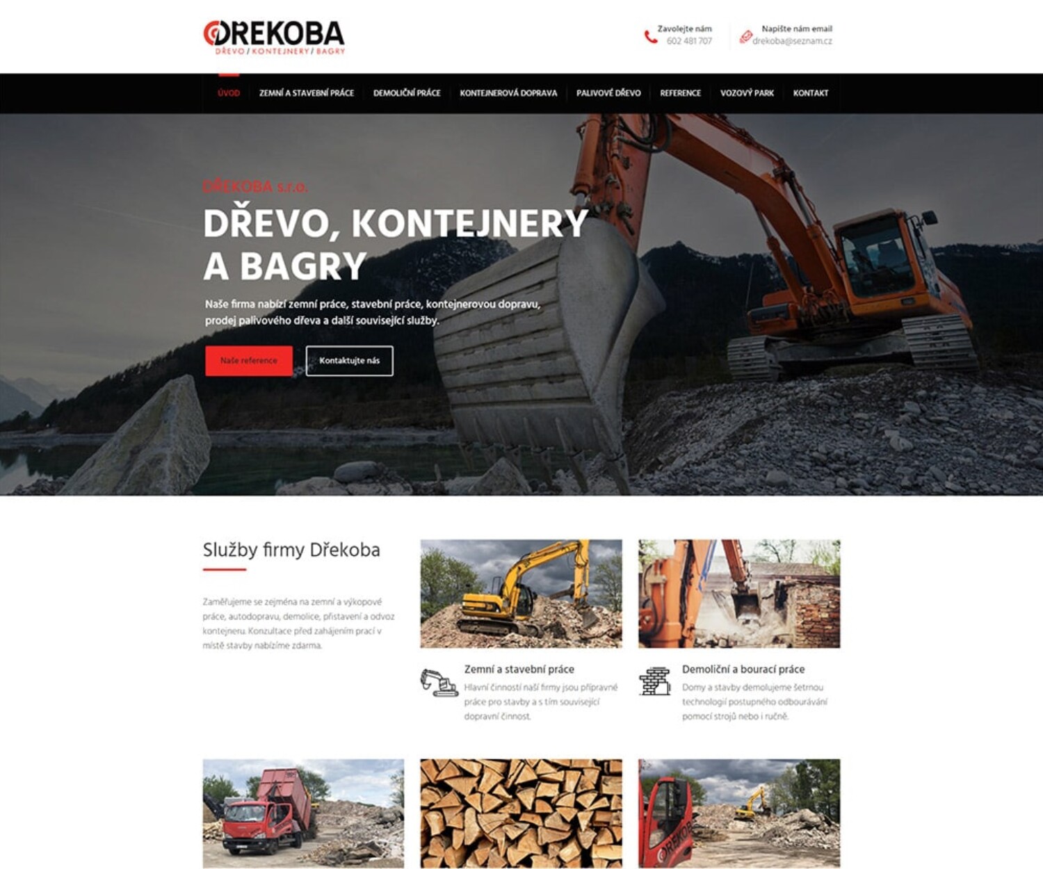 Drekoba Kutná Hora - Tvorba stránek