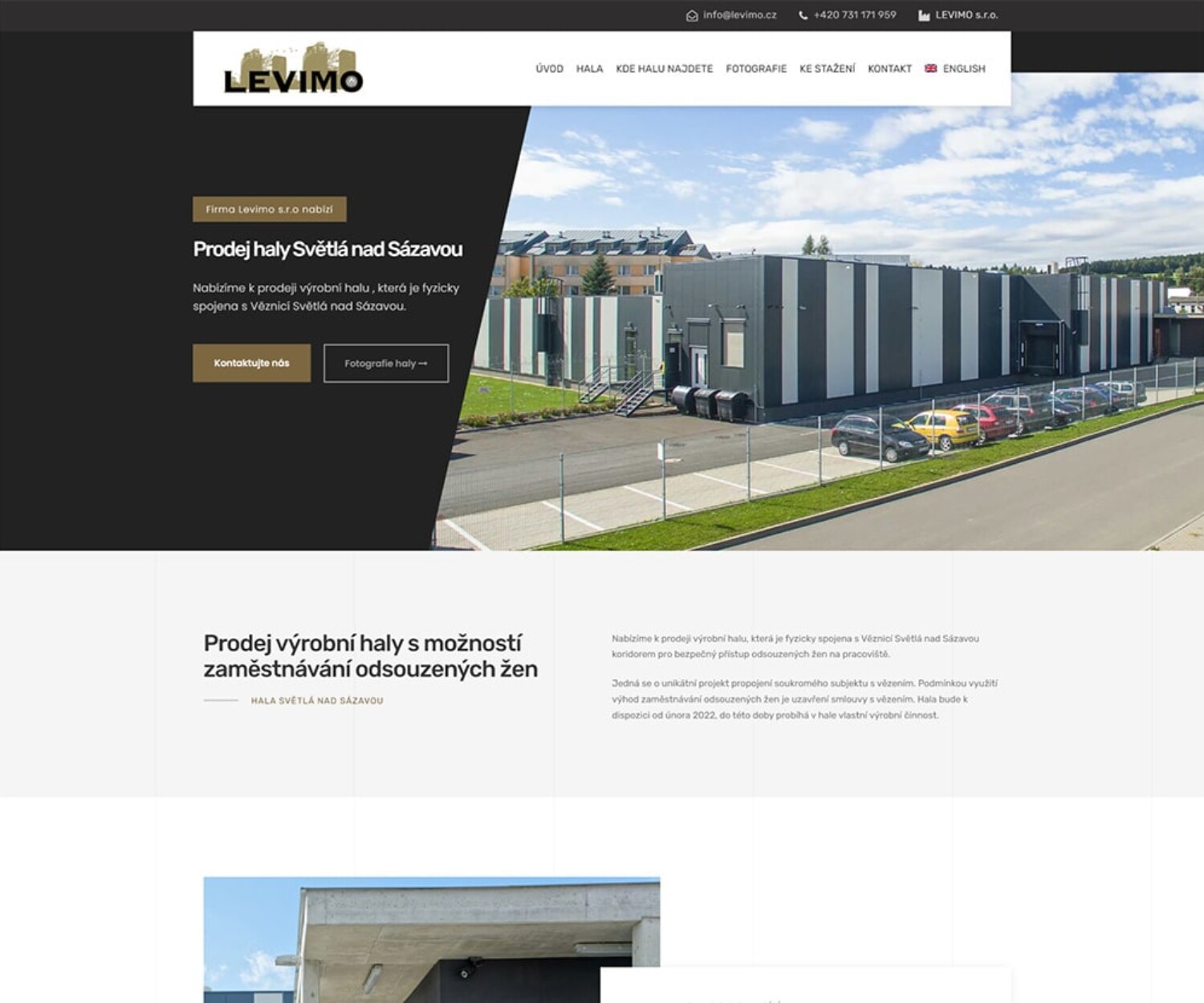 Tvorba webových stránek - Levimo