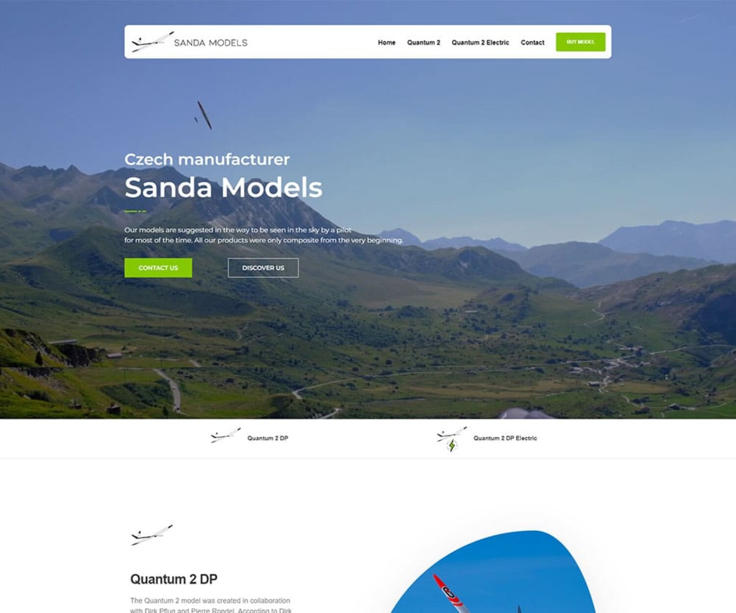 Sanda Models - Tvorba webových stránek